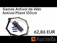 Samok opvouwbaar fietsslot 120 cm - afbeelding 1 van  1