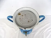 Samovar blauwe emaille - afbeelding 2 van  4