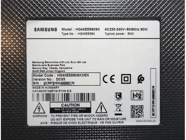 Samsung 40 inch tv - afbeelding 5 van  7