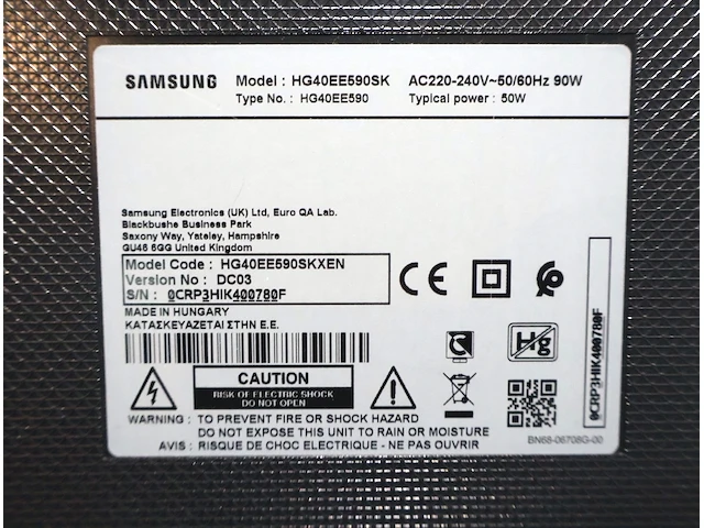 Samsung 40 inch tv - afbeelding 5 van  7