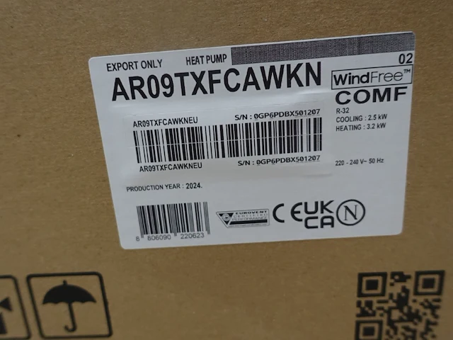 Samsung airco indoor unit - afbeelding 2 van  2