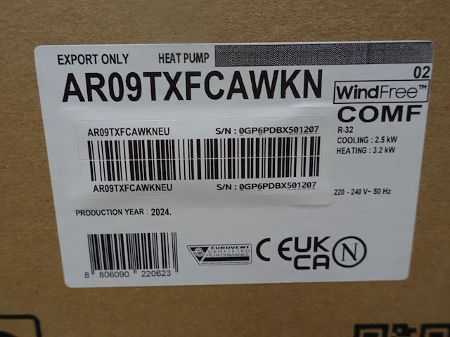 Samsung airco indoor unit - afbeelding 3 van  3