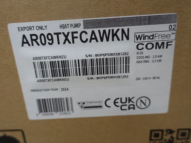 Samsung airco indoor unit - afbeelding 2 van  2