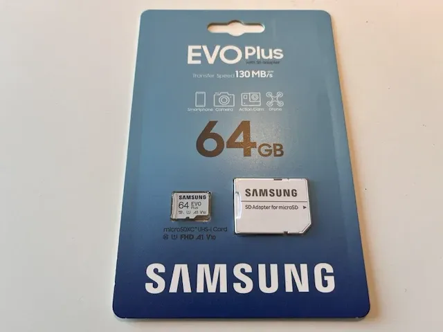 Samsung evo plus sd geheugenkaart - afbeelding 2 van  3