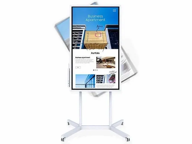 Samsung flip 2 - wm 55h inch digitale flipchart voor business - met voet - afbeelding 5 van  8