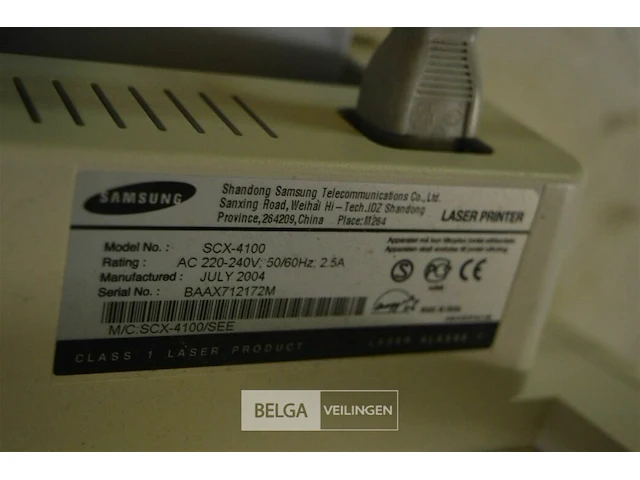 Samsung laser printer scx-4100 - afbeelding 5 van  5