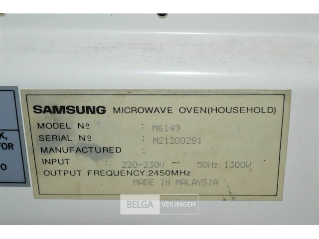Samsung microgolfoven - afbeelding 4 van  5