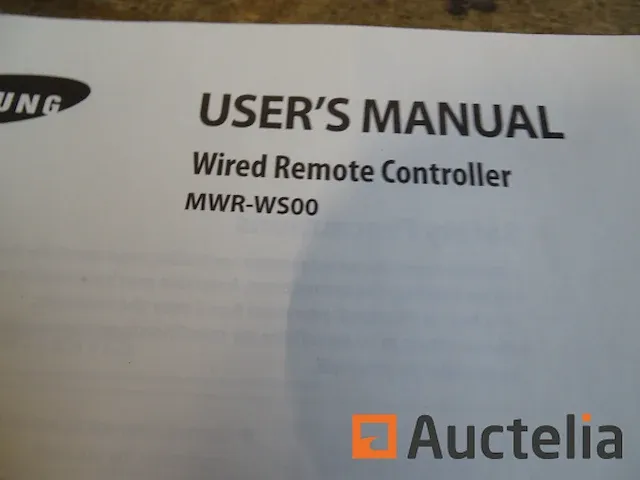 Samsung mwr-ws00 bedrade controller voor airconditioner - afbeelding 2 van  7