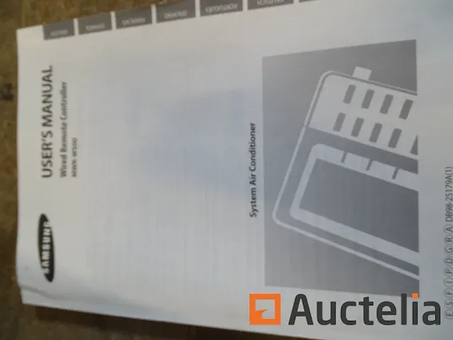 Samsung mwr-ws00 bedrade controller voor airconditioner - afbeelding 6 van  7