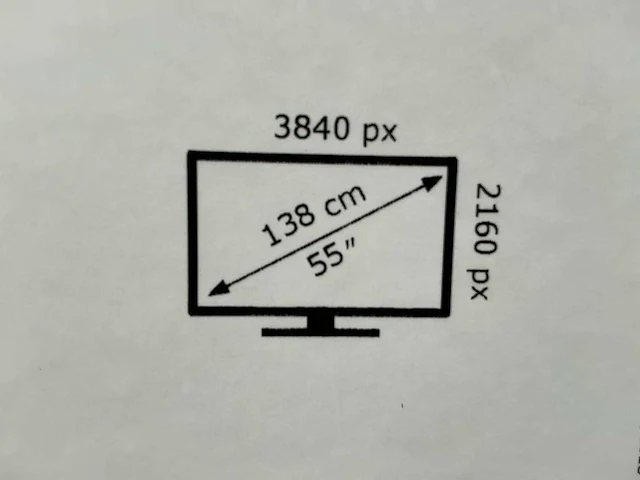 Samsung qm55c flatscreen - afbeelding 2 van  5