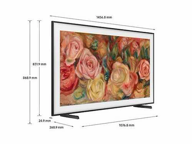 Samsung the frame qled tv tq65ls03d 163 cm 4k uhd smart tv zwart - afbeelding 6 van  10