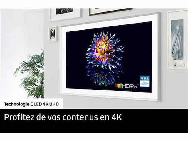 Samsung the frame qled tv tq65ls03d 163 cm 4k uhd smart tv zwart - afbeelding 8 van  10