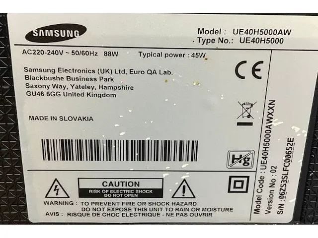 Samsung tv - afbeelding 3 van  5