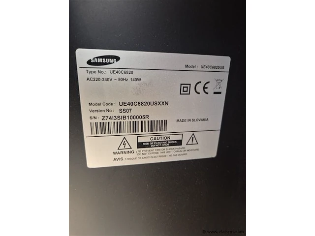 Samsung type ue40c6820us - afbeelding 3 van  3