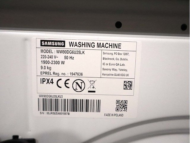 Samsung wasmachine - afbeelding 7 van  7