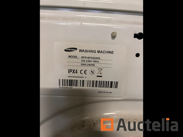 Samsung wf916p4sawq wasmachine - afbeelding 2 van  7