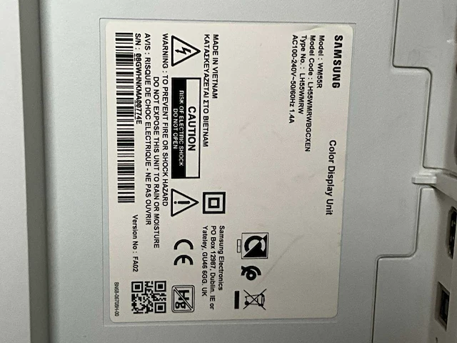 Samsung wm55r smartboard - afbeelding 4 van  4