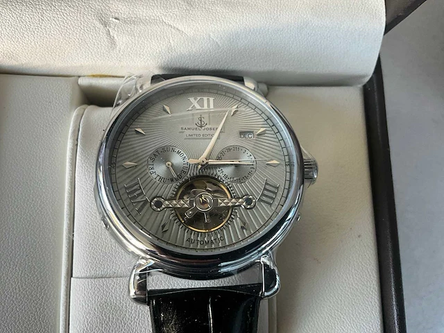 Samuel joseph limited steel horloge - afbeelding 1 van  7