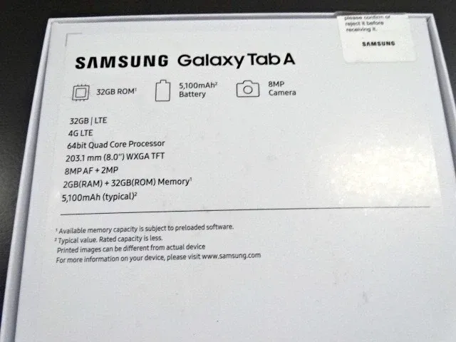 Samung galaxy tab a - afbeelding 2 van  3