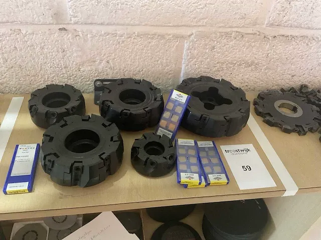Sandvik en zcc wisselplaatfrezen (5x) - afbeelding 1 van  5