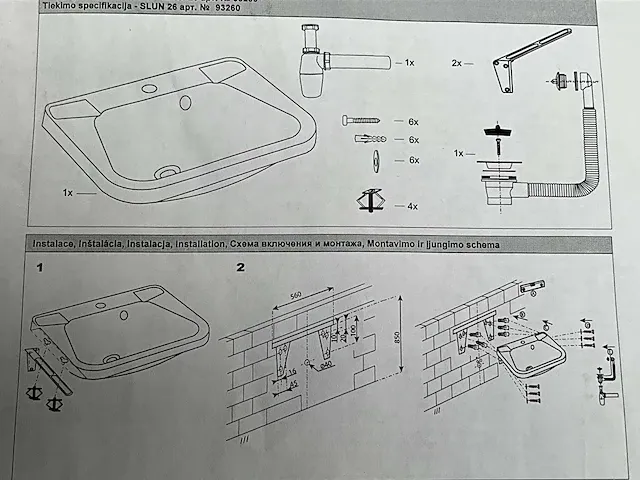 Sanela rvs inbouw wastafel - afbeelding 3 van  5