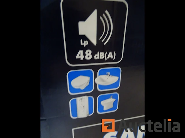 Sanibroyeur voor sfa hangend toilet - afbeelding 2 van  5