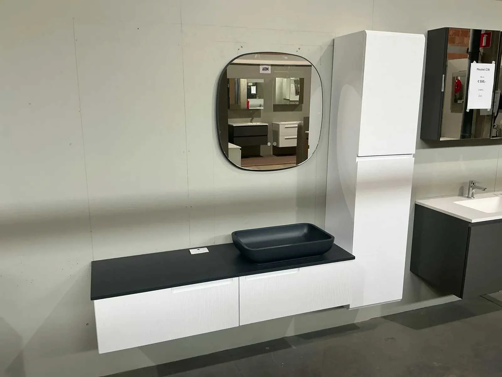 Sanitaire materialen wegens stockopruiming