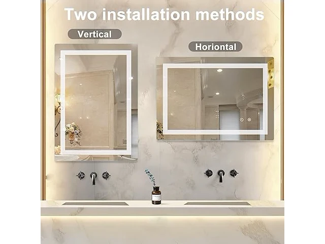 Sanitemodar led badkamerspiegel - afbeelding 3 van  5