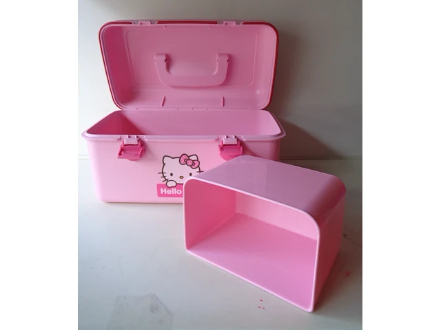 Sanrio hello kitty picknick/lunch/hobby box - afbeelding 4 van  9