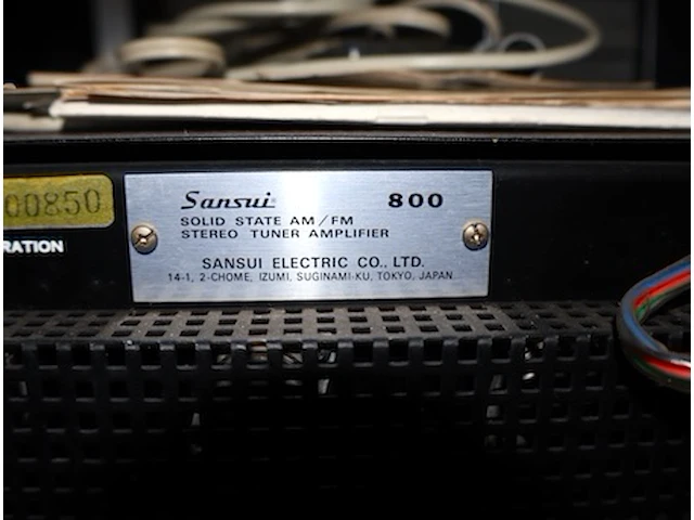 Sansui tuner amplifier - afbeelding 5 van  9