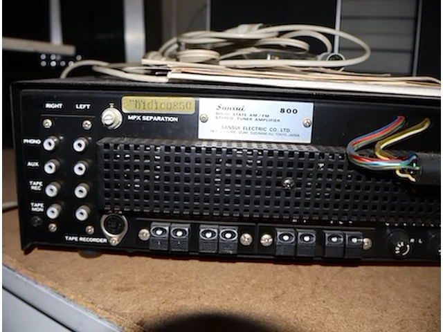 Sansui tuner amplifier - afbeelding 7 van  9