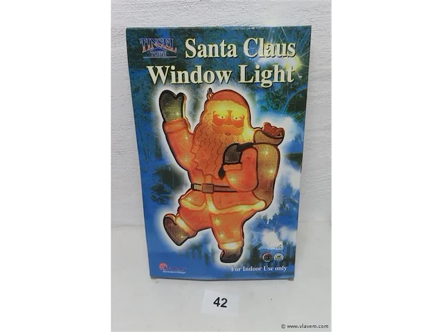 Santa claus windowlight - afbeelding 1 van  3