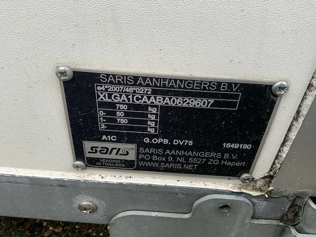 Saris aanhangwagen - afbeelding 3 van  11