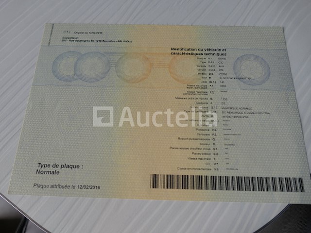 Saris c2700 dubbelassige buigende aanhangwagen (vin:xlgc2cacka0594877) - afbeelding 16 van  19