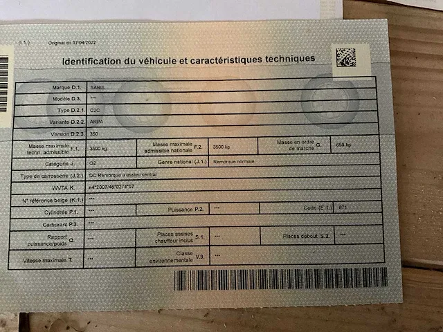 Saris c2c aanhangwagen - afbeelding 20 van  23