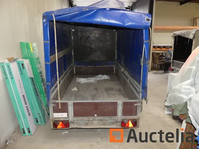 Saris h200 geremde aanhanger met dekzeil 750 kg - afbeelding 2 van  5