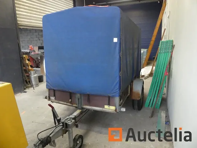 Saris h200 geremde aanhanger met dekzeil 750 kg - afbeelding 4 van  5