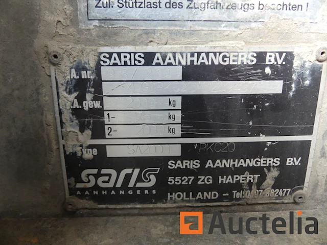 Saris sa2000 kipper (1998-vin:xlgopkc20a0219497) - afbeelding 3 van  16