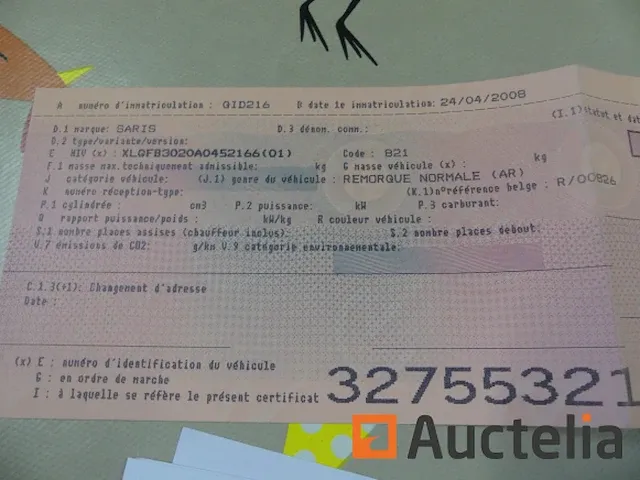 Saris sa2000a/fb3020 dubbelassige gesloten aanhanger - afbeelding 28 van  28