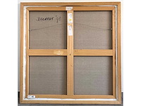 Saskia bremer - funny seal - acryl op doek - 100x100 cm - afbeelding 3 van  12