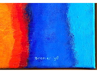 Saskia bremer - funny seal - acryl op doek - 100x100 cm - afbeelding 6 van  12