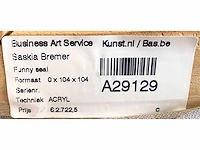 Saskia bremer - funny seal - acryl op doek - afbeelding 4 van  12