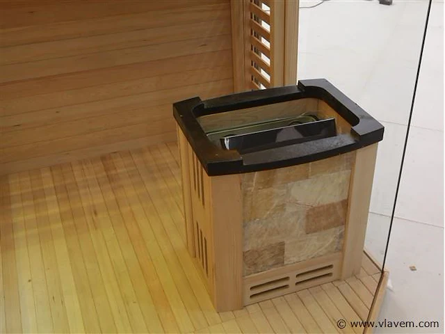 Sauna - helsinki prisma 220x220x210cm - afbeelding 5 van  5