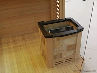 Sauna - helsinki prisma 220x220x210cm - afbeelding 5 van  5