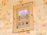 Sauna met kachel - prisma 250x250 cm - afbeelding 5 van  16