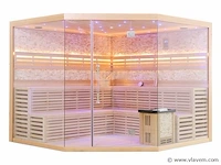Sauna met kachel - prisma 250x250 cm - afbeelding 11 van  16