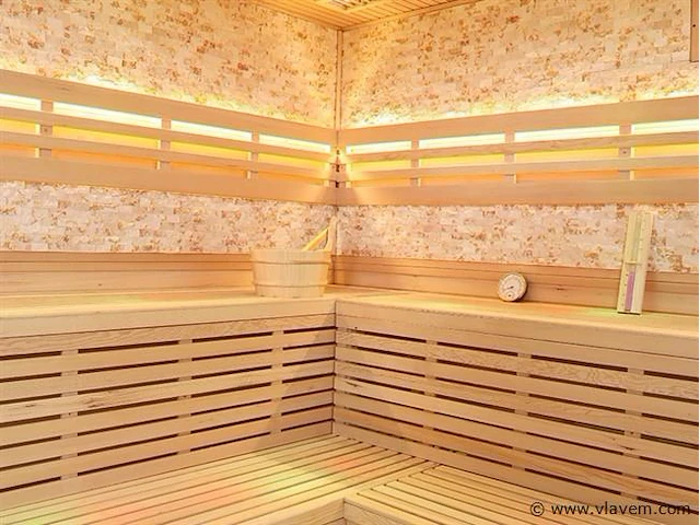 Sauna met kachel - prisma 250x250 cm - afbeelding 15 van  16