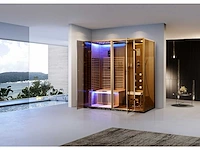 Sauna met stoomcabine wellness huis - afbeelding 2 van  9