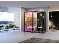 Sauna met stoomcabine wellness huis - afbeelding 2 van  8