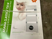 Sauter asama elektrische design radiator 750 watt antraciet - afbeelding 3 van  4